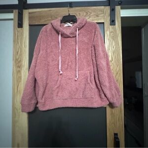 Impressions Dusty Rose Sherpa Jacket